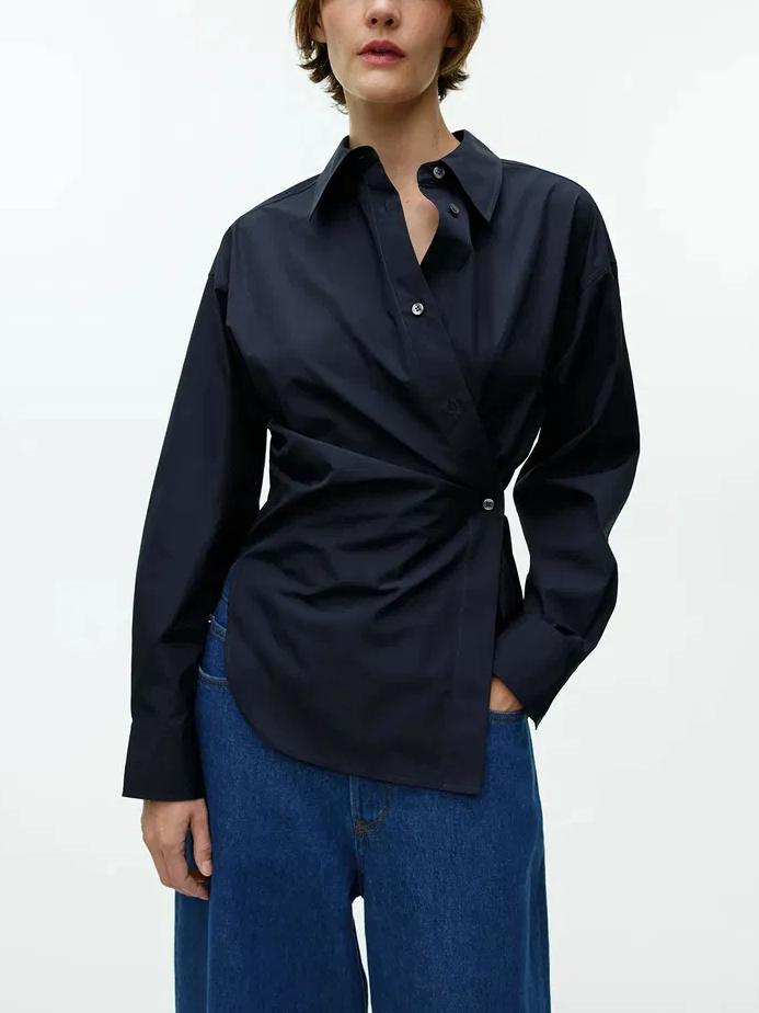 Caeli Wrap Shirt Front View