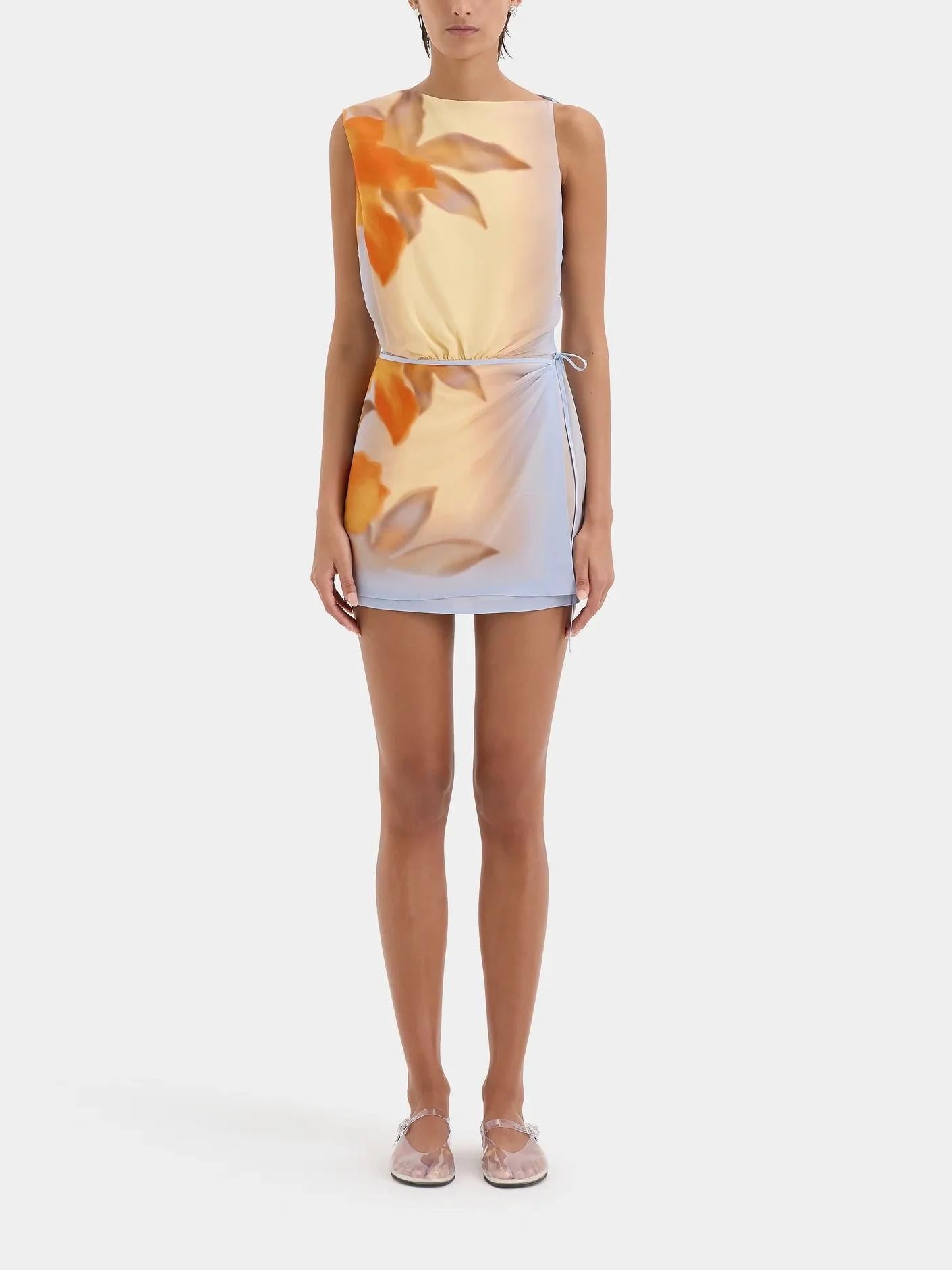 Floral Mini Dress Front View