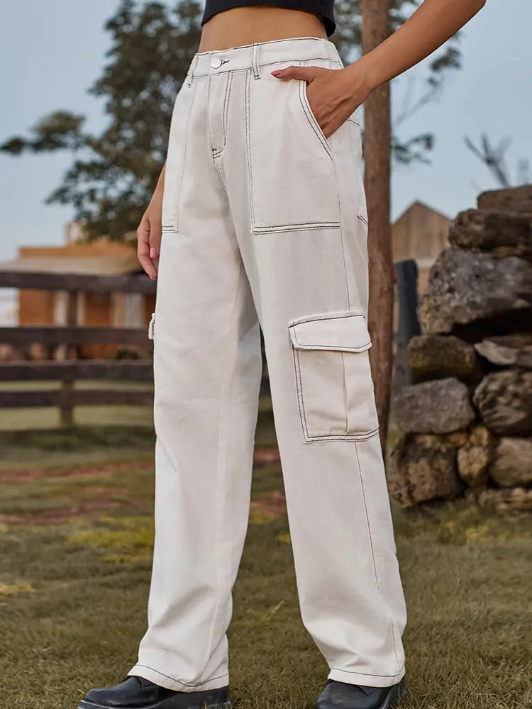 Gracinae Cargo Pants Front View