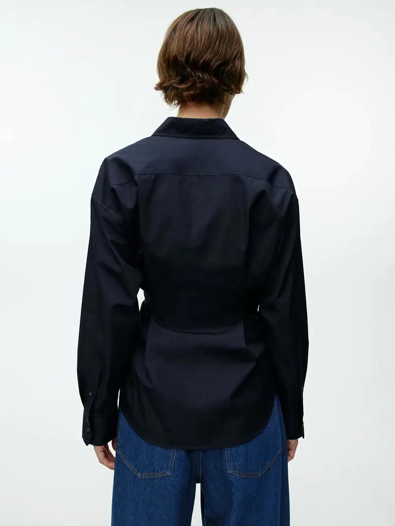 Caeli Wrap Shirt Side View